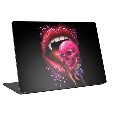 Vampire Skull Lollypop by Sarah Richter Universal Laptop 12in (9.8 x 6.8in) Skin
